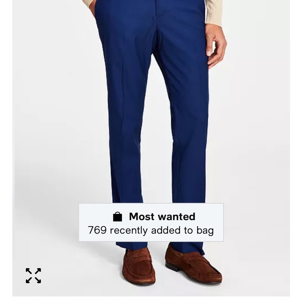 Kenneth Cole Reaction Blue Dress Pants